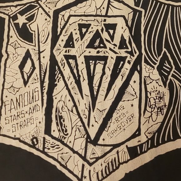 Rebel 8 rare mens graphic tee size xl - Picture 5 of 5